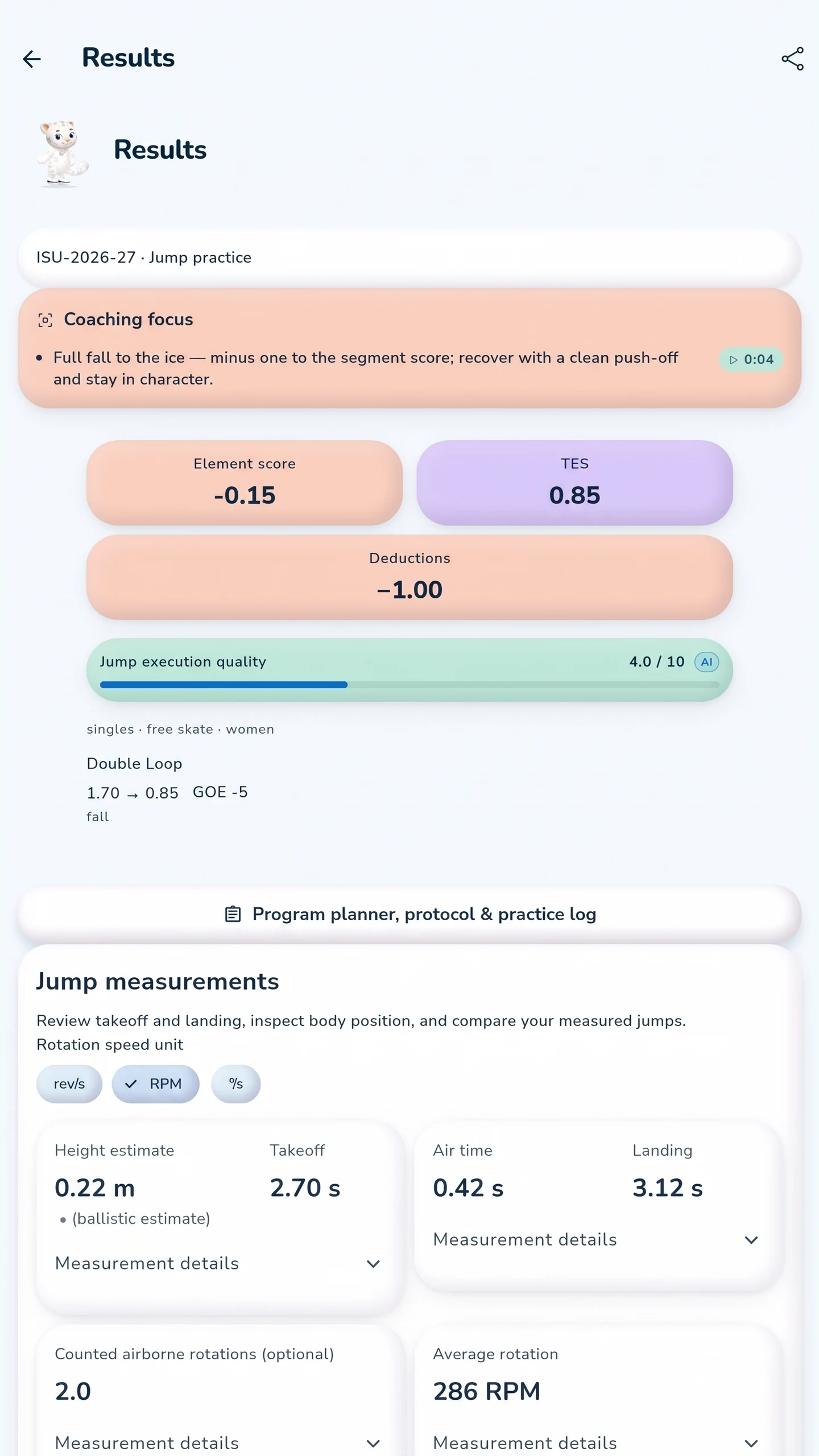 Skate Score: Figure Skating screenshot